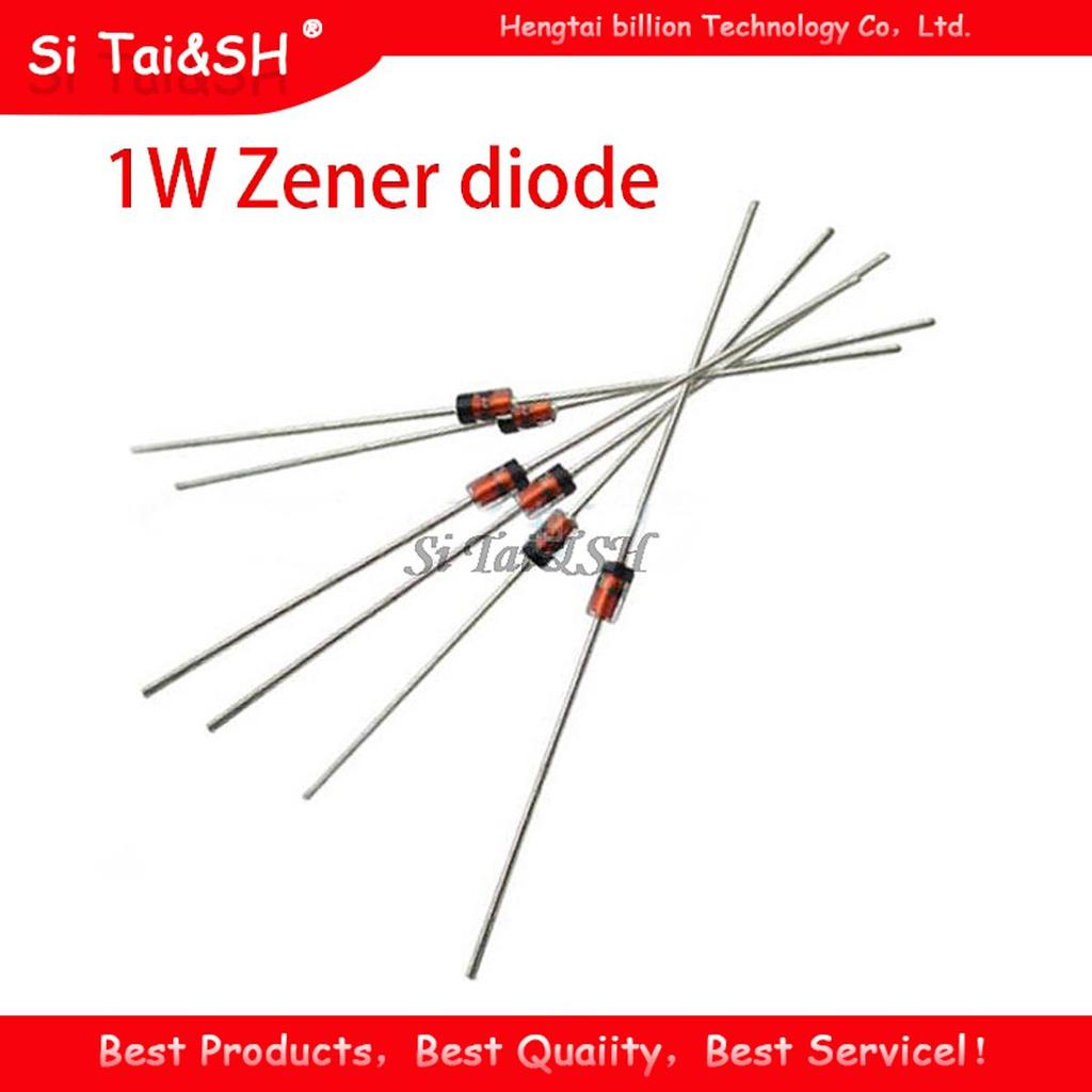 100 1W ไดโอดควบคุมแรงดันไฟฟ้า DO-413V 3V3 3V6 3V9 4V3 4V7 5V1 5V6 6V2 6V8 7V5 8V2 9V1 10V 11V11V15N 