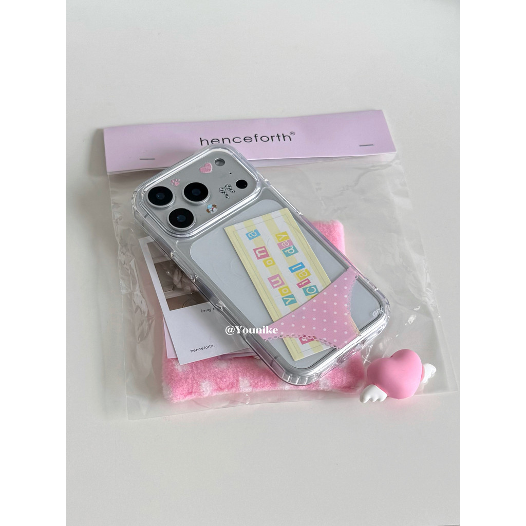 Millennium โบราณ Yameng หวานสาวร้อน Polka Dot สีชมพูเหมาะสําหรับ iphone17pro/17promax เคสป้องกัน Apple 16 เคสโทรศัพท์ 16promax เคสป้องกัน 15 กันกระแทก 13/14 กรณี 11/12/12promax/17air