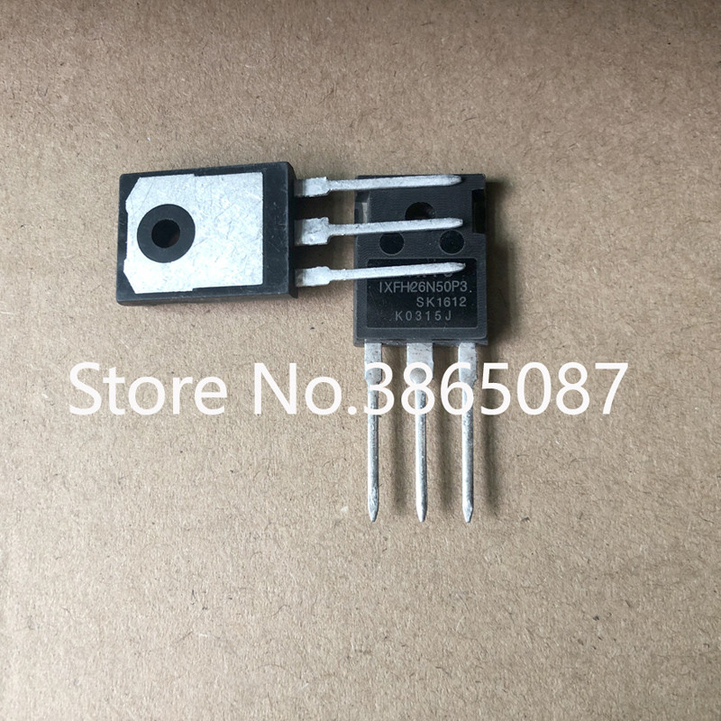 IXFH26N50P3 TO-247 OR FP26N50 OR XP26N50B 26N50B XP 26N50B SI POWER MOSFET TRANSISTOR MOSFET FET TUB
