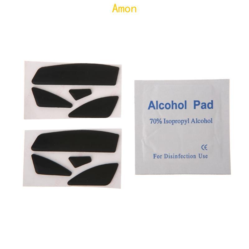 Amon 2 ชุด Mouse Feet Mouse Skates สติกเกอร์สําหรับ M705 Gaming Mice 0 6 มม.