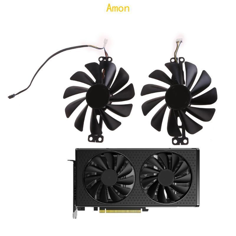 Amon สําหรับ XFX Radeon RX6600 6600XT กราฟิกการ์ดคูลเลอร์ FY010010M12LPA FDC10U12S9-C