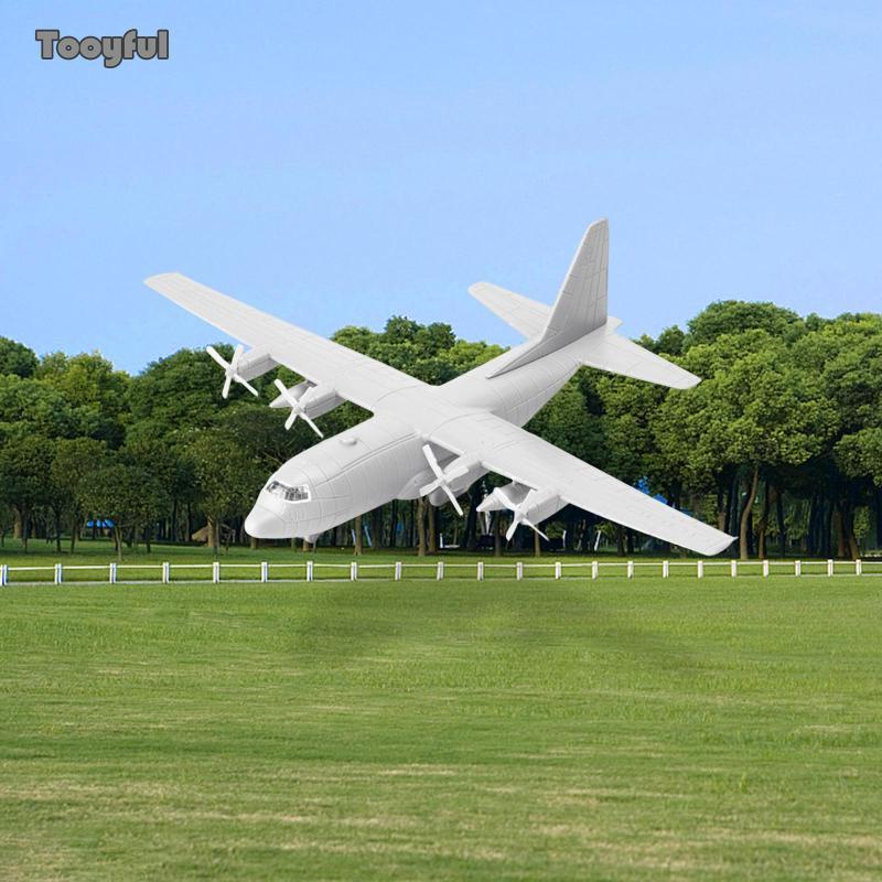 Tooyful 1/144 ขนส่งเครื่องบินรุ่น ,ประกอบเครื่องบินรุ่น ,US C130 สําหรับตกแต่ง