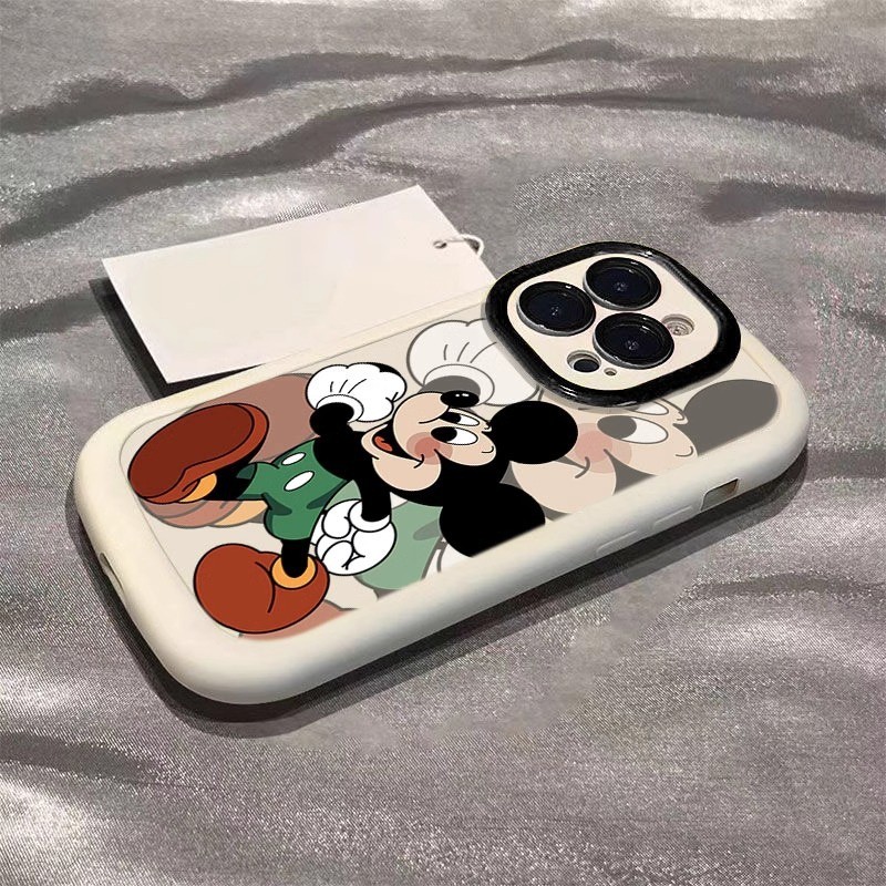 เหมาะสําหรับ Apple 15proma เคสโทรศัพท์ 16plus น่ารัก Mickey iPone13 การ์ตูน 14 พัฟ 12 กันกระแทก Read