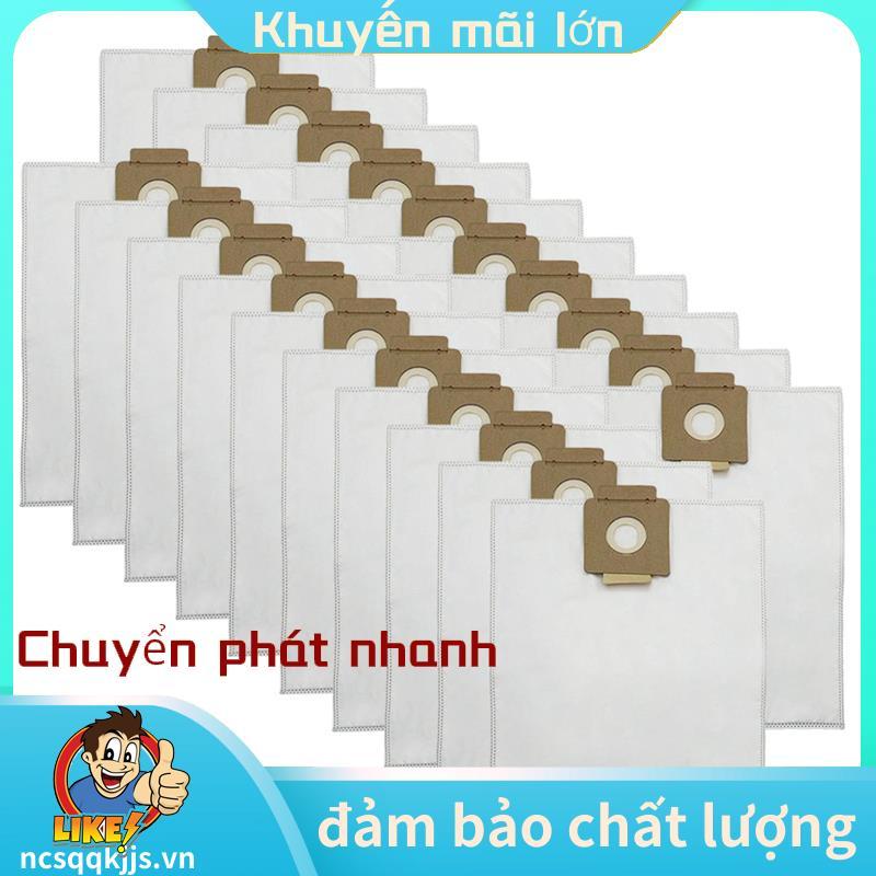 เปลี่ยนถุงเก็บฝุ่นเครื่องดูดฝุ่นกระเป๋า 20 ชิ้นสําหรับ T7 T7/1 T8/1 T12/1 DS5300 5 ชั้นกรองถุงเก็บฝุ