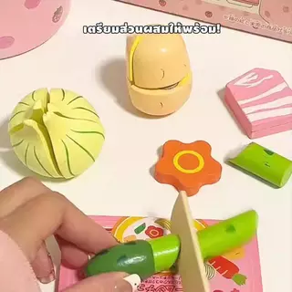 🚀ส่งเร็วจากไทย🚀ของเล่นเด็ก ผู้หญิง ของเล่นไม้ ของเล่นเสริมพัฒนาการ ชุดน้ำชา