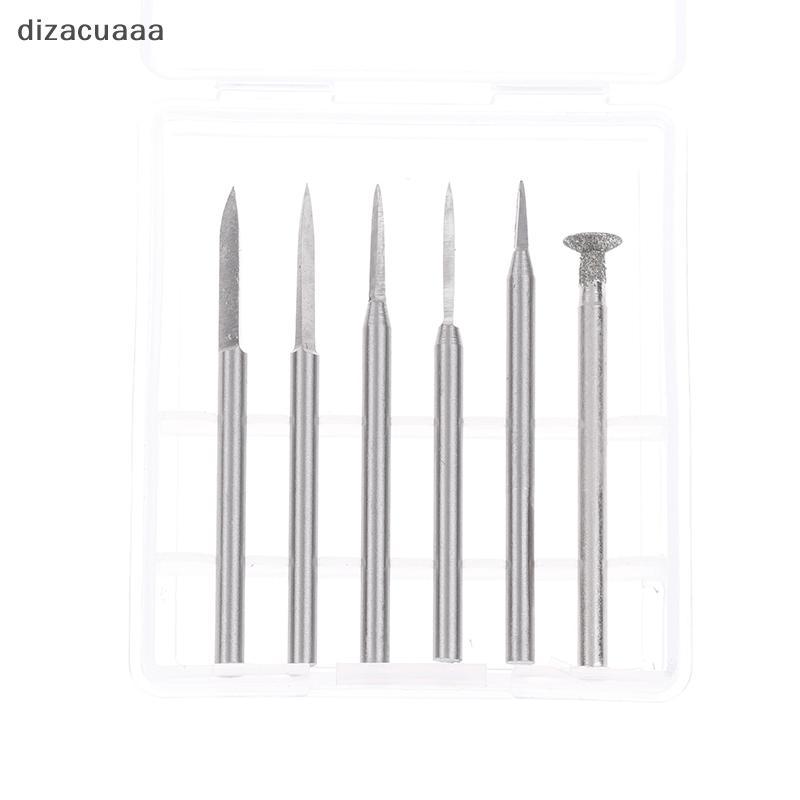 (dizacuaa) 5/6PCS HSS ไม้แกะสลักชุด Bit สําหรับเครื่องมือโรตารี่ Precision แกะสลักไม้แกะสลัก, Root แ