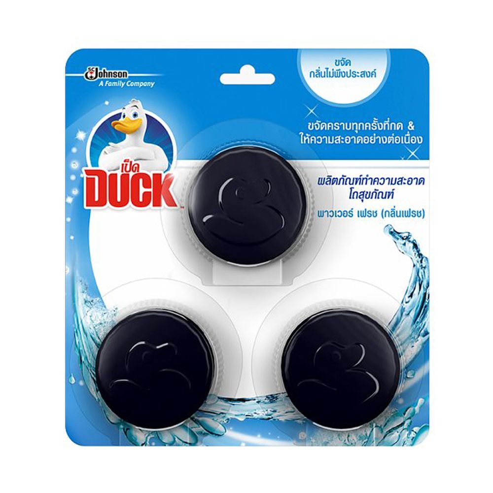 [สินค้าส่งด่วน]  เป็ดก้อนพาวเวอร์เฟรช 40กรัมX3 DUCK INTANK POWER FRESH 40GX3