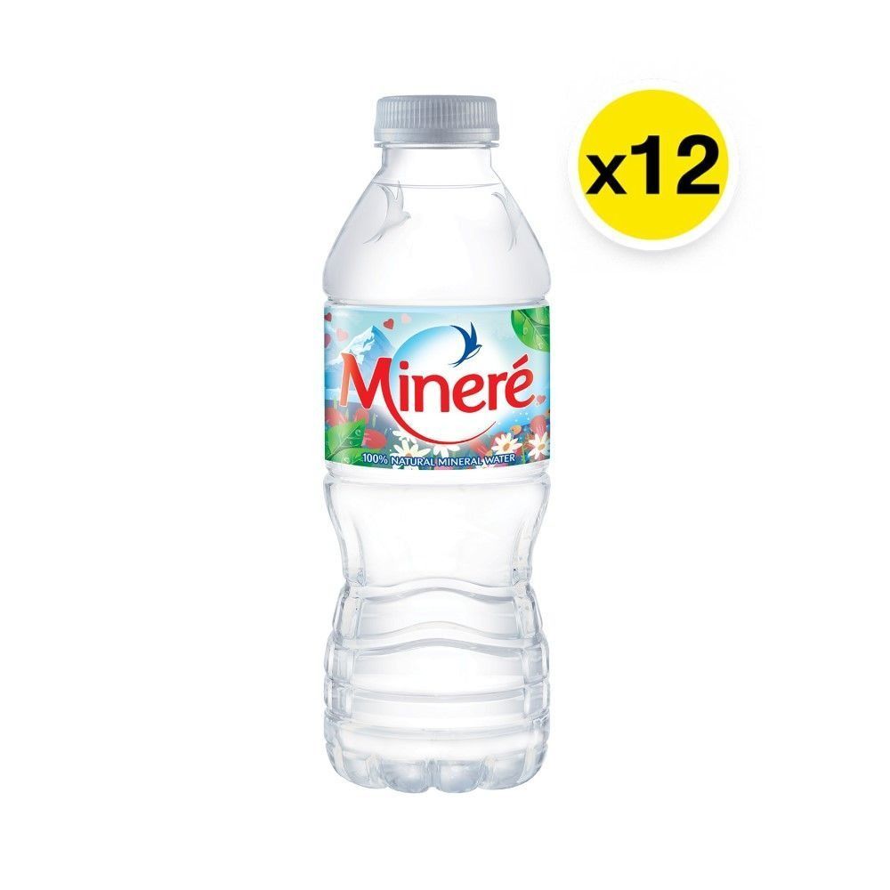 [สินค้าส่งด่วน] มิเนเร่น้ำเเร่ธรรมชาติ330มล. แพ็ค 12 MINERE MINERAL WATER 330 ML PACK 12