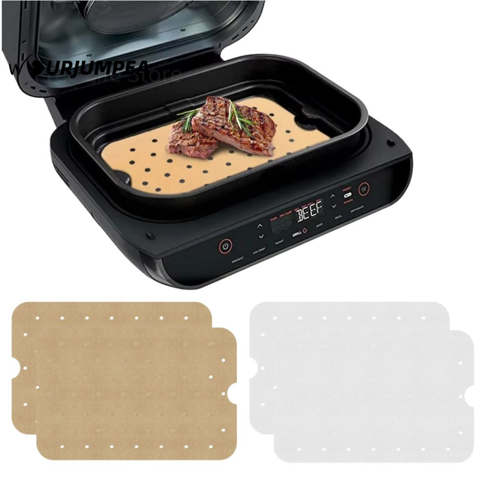 URJUMPEA 50/100/150/200pcs กระดาษรองอบ Air Fryer สําหรับ FG551 Ninja Foodi สมาร์ท XL ห้องครัว
