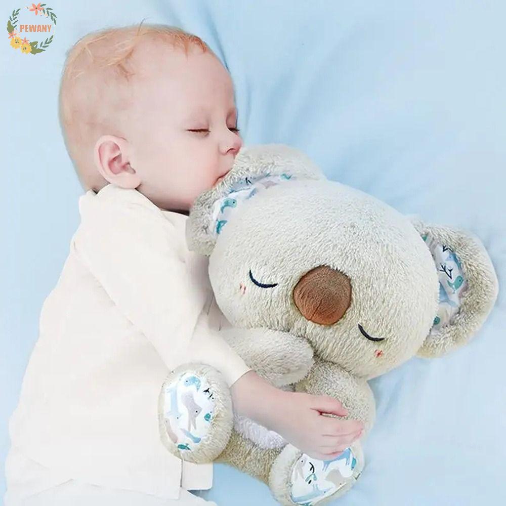 PEWANY บรรเทา Koala, สบายตุ๊กตาสัตว์หายใจ Koala, Sleeping Soothing Sensory พร้อมแสงเสียง Koala Music