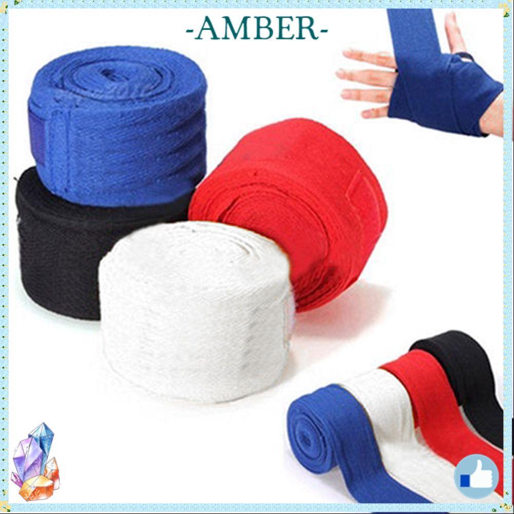 AMBER Boxing Hand Wraps Training Punching ทนทานข้อมือ Protector