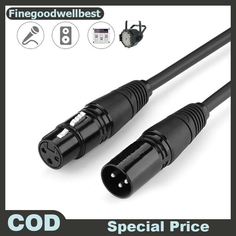 FBTH DMX 3-PIN DMX512 ชายกับหญิงสาย LED PAR ไฟเวที DMX สัญญาณ Dj อุปกรณ์ DMX512 สัญญาณสาย Xlr Connec