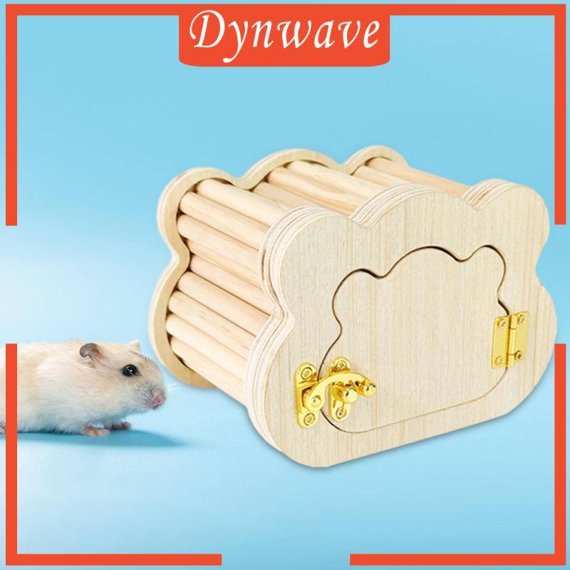 [Dynwave] Hamster House Habitats Decor กระท่อมสัตว์เล็กสําหรับหนูเริมหนูแฮมสเตอร์แคระ