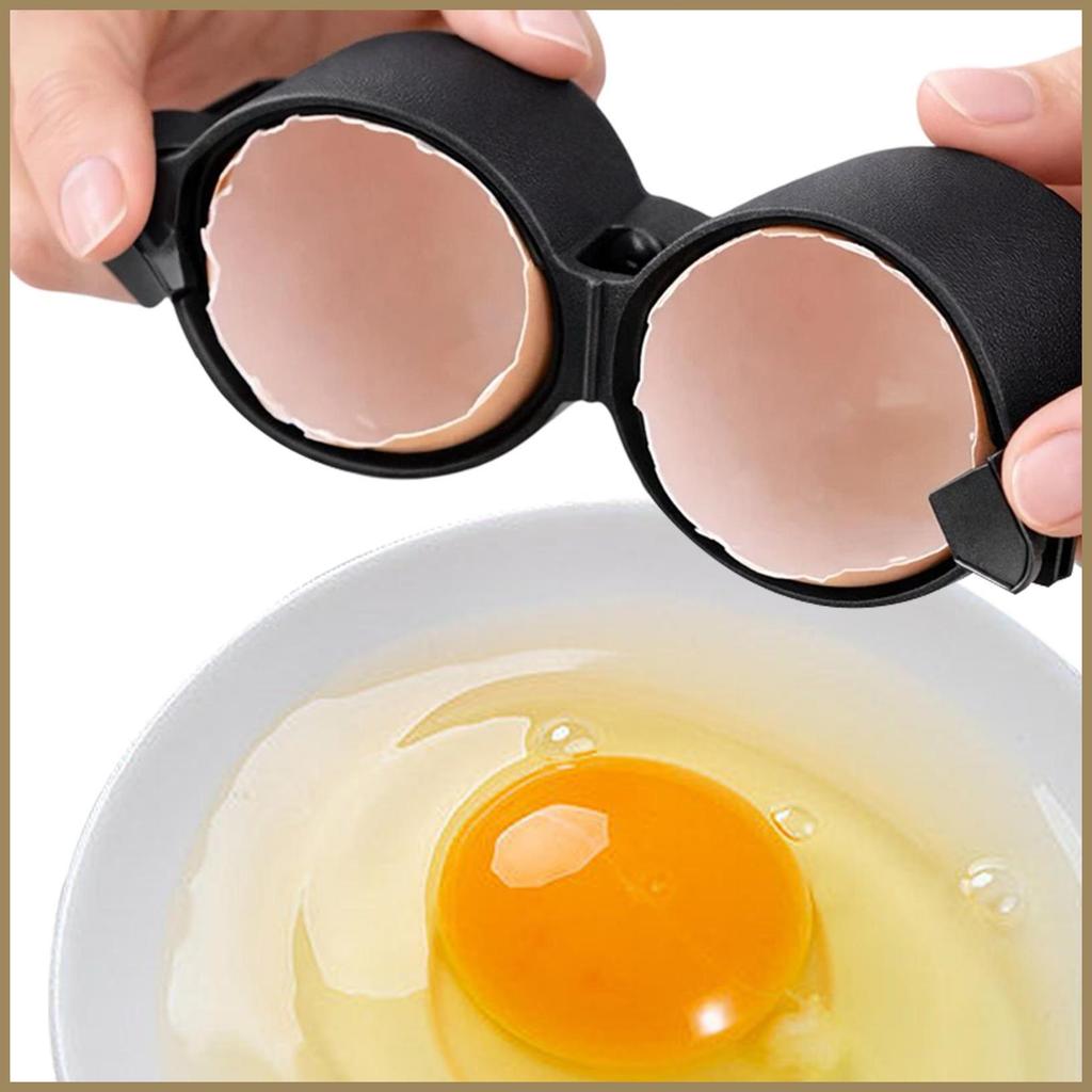 Eggshell Opener มือถือคู่มือแบบพกพา Anti-Cut Egg Cracker เครื่องมือสําหรับห้องครัวบ้านทําอาหารอาหาร 
