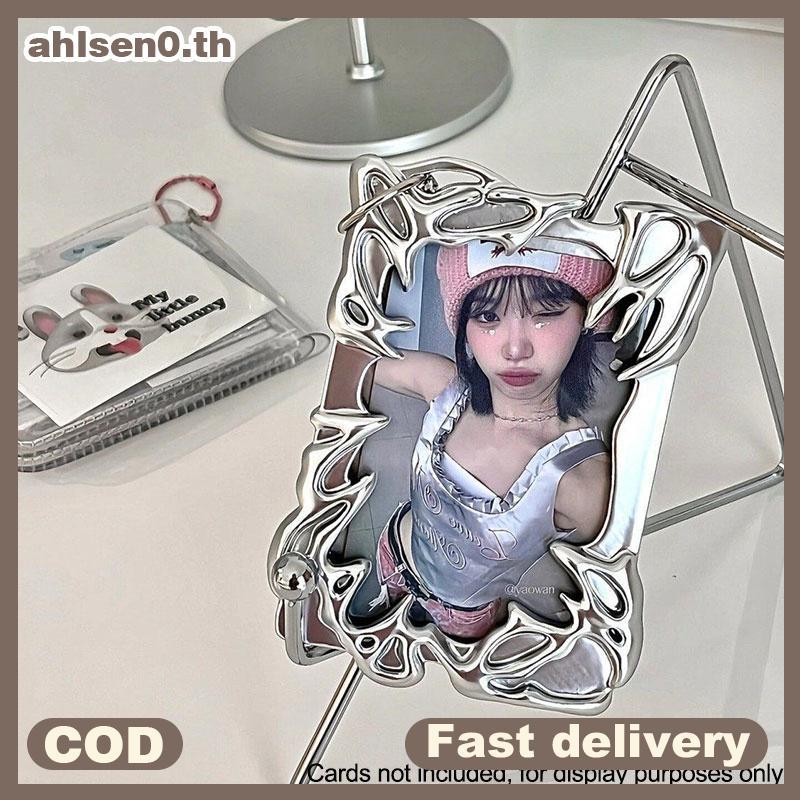 Ahlsen0 Electroplated Premium Feeling Creative Card Holder K-POP Idol Card Holder th