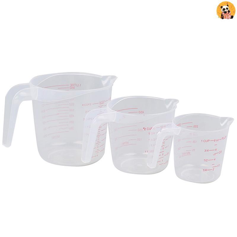 [CO] เหยือกตวงพลาสติกคุณภาพสูง ถ้วยสเกลความจุขนาดใหญ่ 25/500/1000ml [TH]