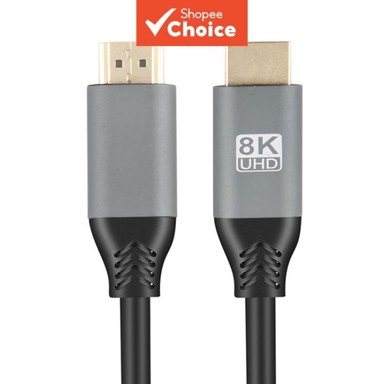สาย HDMI 2.1 ความเร็วสูงพิเศษ 8K 120Hz ยาว 5 เมตร สําหรับอุปกรณ์แสดงผลทีวีและจอมอนิเตอร์