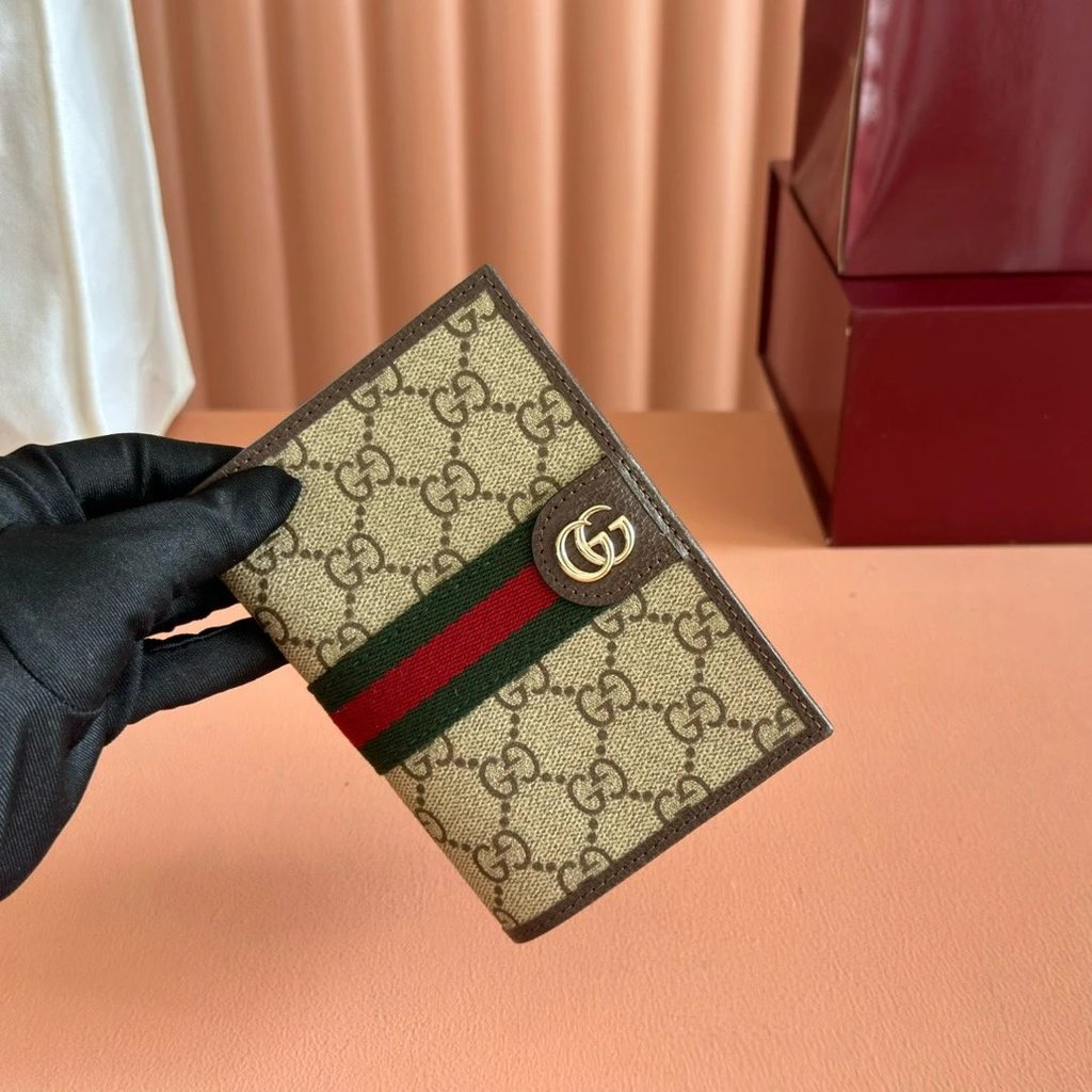 [เคาน์เตอร์การกําหนดค่าครบชุดบรรจุภัณฑ์] Gucci Ophidia Series Passport Protective Case Passport Bag8