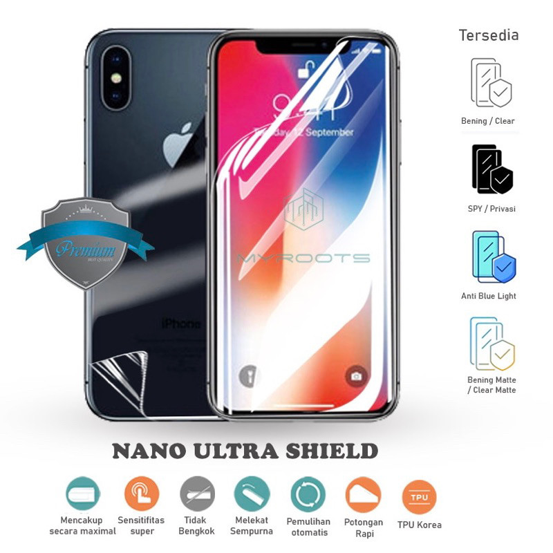Premium Anti-Scratch Jelly Hydrogel iPhone X - XR - XS - XS Max Ultra Shield Film ฟิล์มกันรอยหน้าจอ