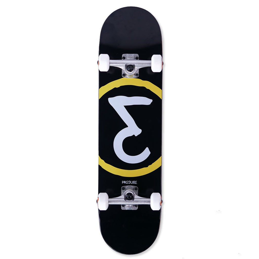 Preduce Big E Black/Yellow Skateboard Complete 8.0