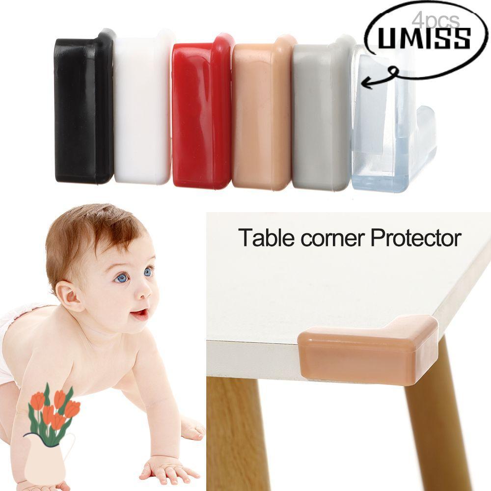 UMISS 4 ชิ้น Corner Guards Desk Safety Children Table Corner Protector