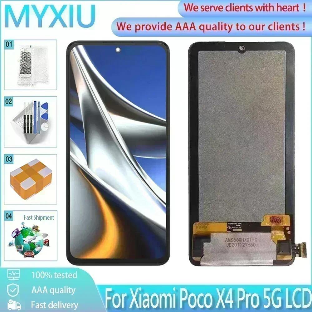 OLED 6.67 "สําหรับ Xiaomi Poco X4 Pro 5G จอแสดงผล LCD Touch Screen Digitizer สําหรับ Xiaomi Poco X4 