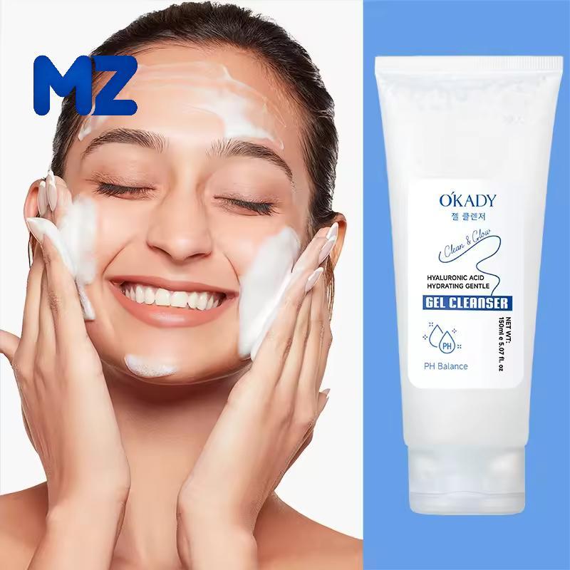[MZ] OKADY 150ml Double Hyaluronic Acid Moisturizing Gentle Deep Cleanser Gel