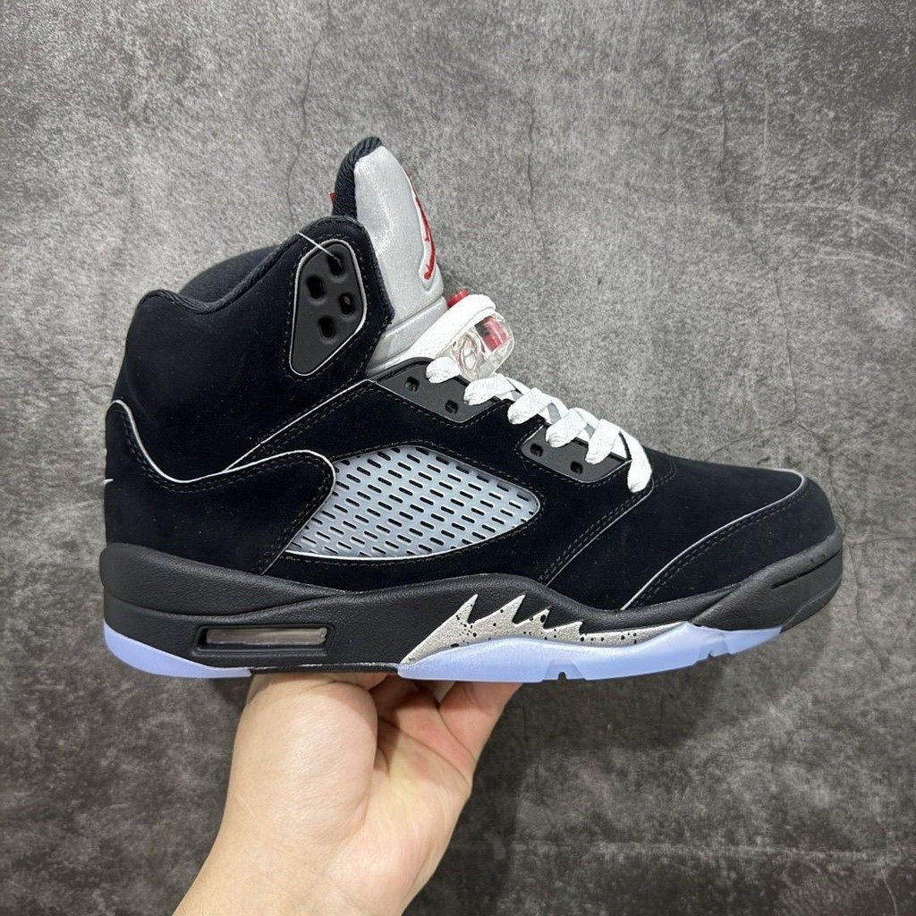 Pure Original สไตล์ใหม่ AJ5 สีดําเงิน Rukawa Oreo North Carolina Blue ผู้ชายผู้หญิงคู่นักเรียนรองเท้