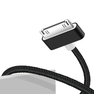 สายชาร์จ 30 พิน สายถัก ดาต้า เหมาะสำหรับ iPhone 4/4S, iPad 1/2/3, iPod รุ่นเก่า ทนทาน ชาร์จเร็ว