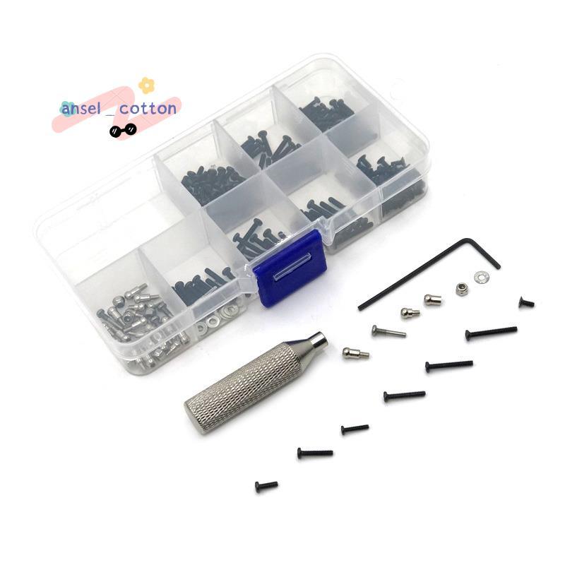 RC Car Nut Kit Metal RC Car Nut Kit พร้อมกล่องสําหรับ  284131 K969 K979 K989 K999 P929 1/28 RC อะไหล