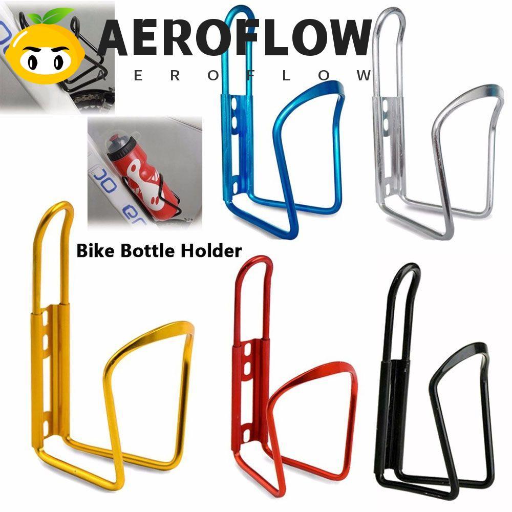 AEROFLOW ที่วางขวดจักรยานขี่จักรยานกรงขวดจักรยานขาตั้งอลูมิเนียมอัลลอยด์ชั้นวางถ้วยน้ําความแข็งแรงสูง