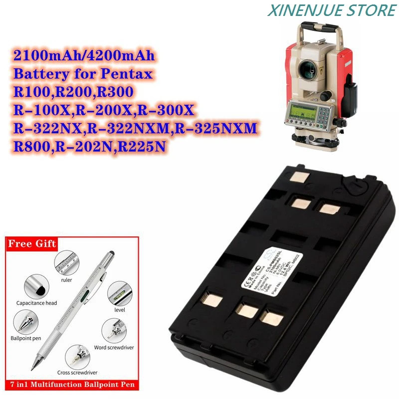 สํารวจ แบตเตอรี่ทดสอบ BP02C, MB02 สําหรับ Pentax R100, R200, R300, R-100X, R-200X, R-300X, R-322NX,R