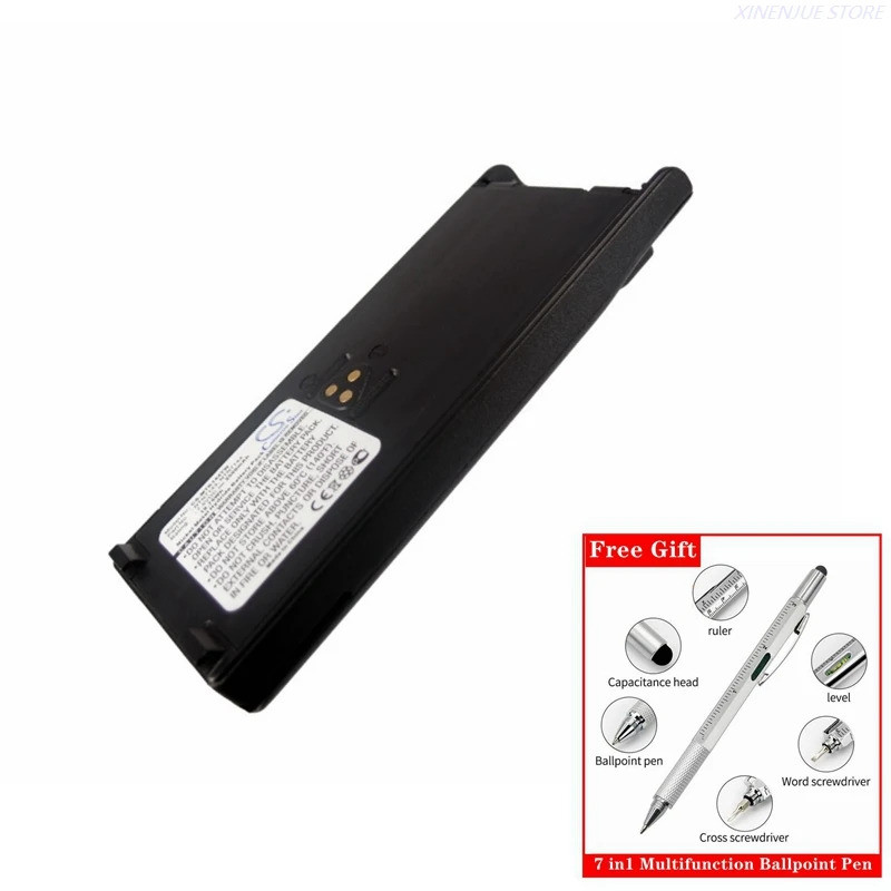 วิทยุสองทาง 2500mAh แบตเตอรี่ NTN7143 สําหรับ Motorola GP1200,GP2010,GP2013,GP900,HAT100,HT1000,HT60