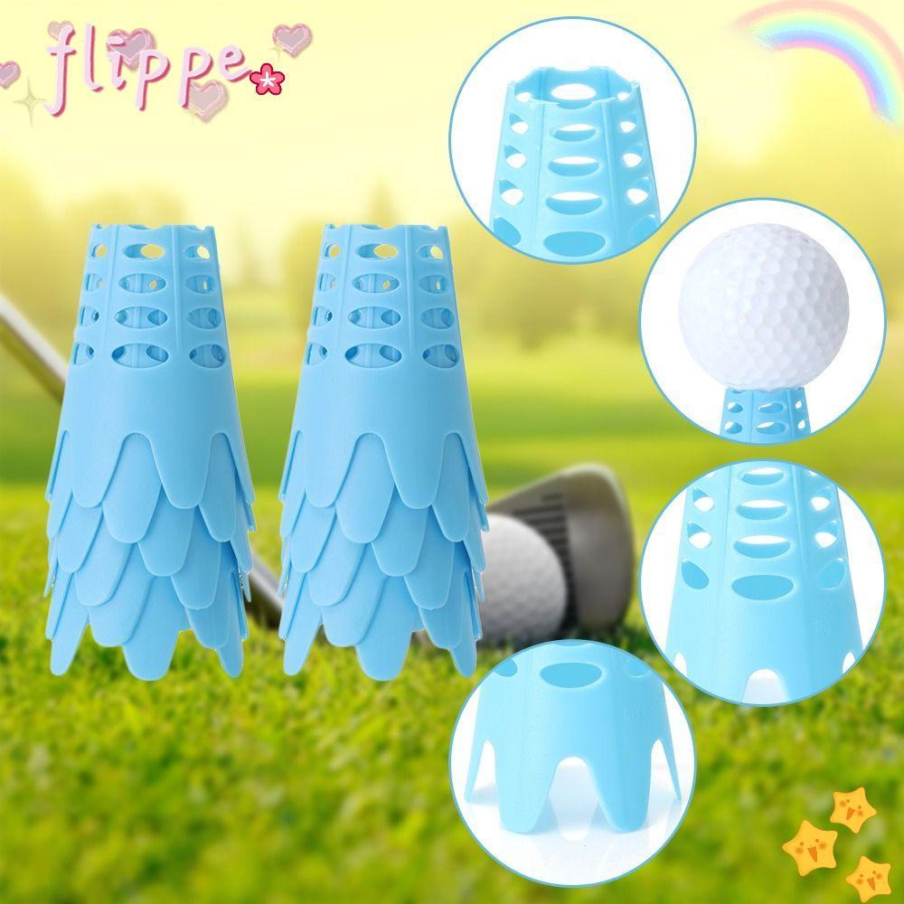 FIPE 15 ชิ้นเสื่อกอล์ฟ Tees จําลองพลาสติกผู้หญิงการฝึกอบรม