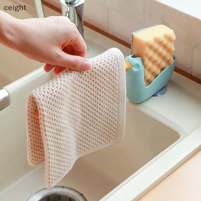 [ceight] Kitchen & Bathroom Sink Drainer Ra สําหรับฟองน้ําและผ้าเช็ดจาน TH