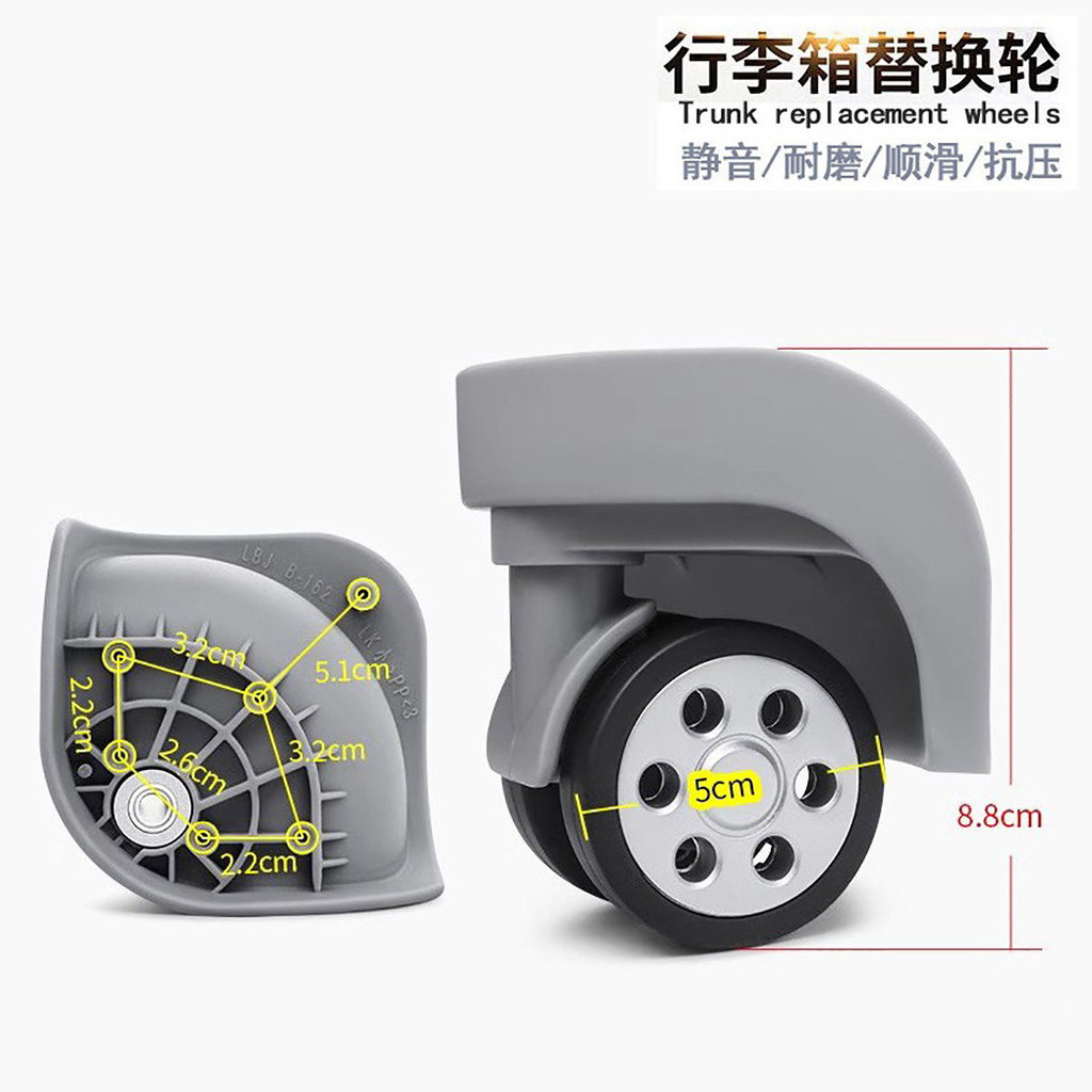 ((สามารถถ่ายภาพได้) รถเข็นกระเป๋าเดินทางอุปกรณ์เสริมล้อ LBJ B-162 LK Small/DL-A168S Rongda G185 Smal