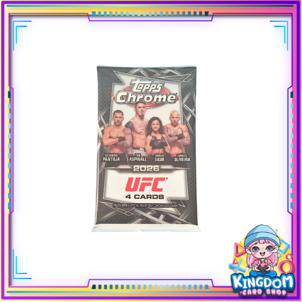 [ 1 ซอง ] พร้อมส่ง! Topps Chrome UFC 2026 Value Pack (p3)