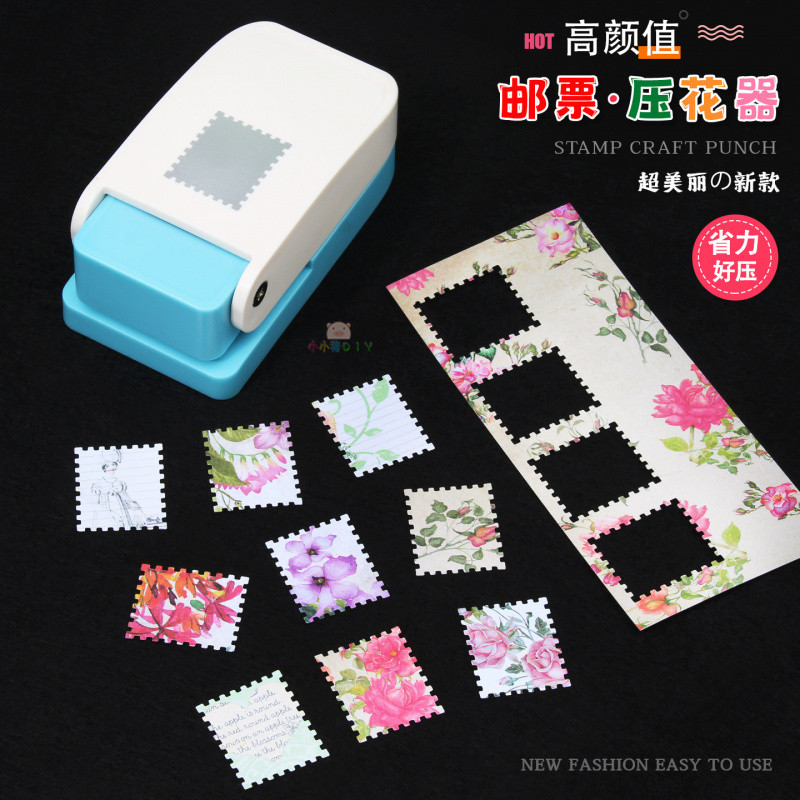 แสตมป์ Embosser Stamp Frame Puncher DIY คู่มือ Philatelic Puncher
