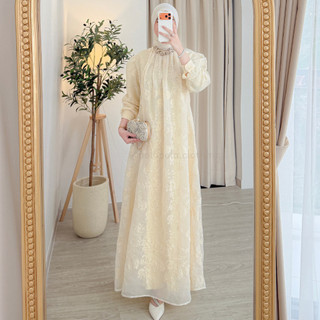 PUSPITA DRESS FLOWER EMBROIDERY - RAYA SERIES