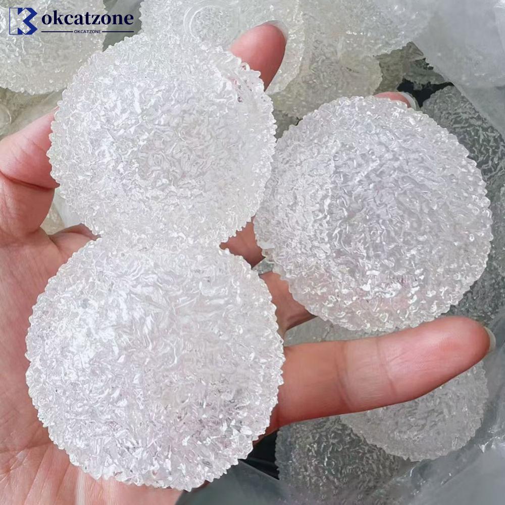OKCATZONE 4/6 ซม.น้ําเปล่า Ball ผิว Handmade DIY Ball Shell ความเครียดบรรเทาของเล่นน้ํา Ball บรรจุอุ