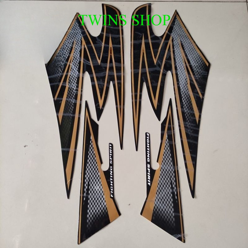 Yamaha rx king 2003 rxking gold Striping Stickers "TWINS SHOP"