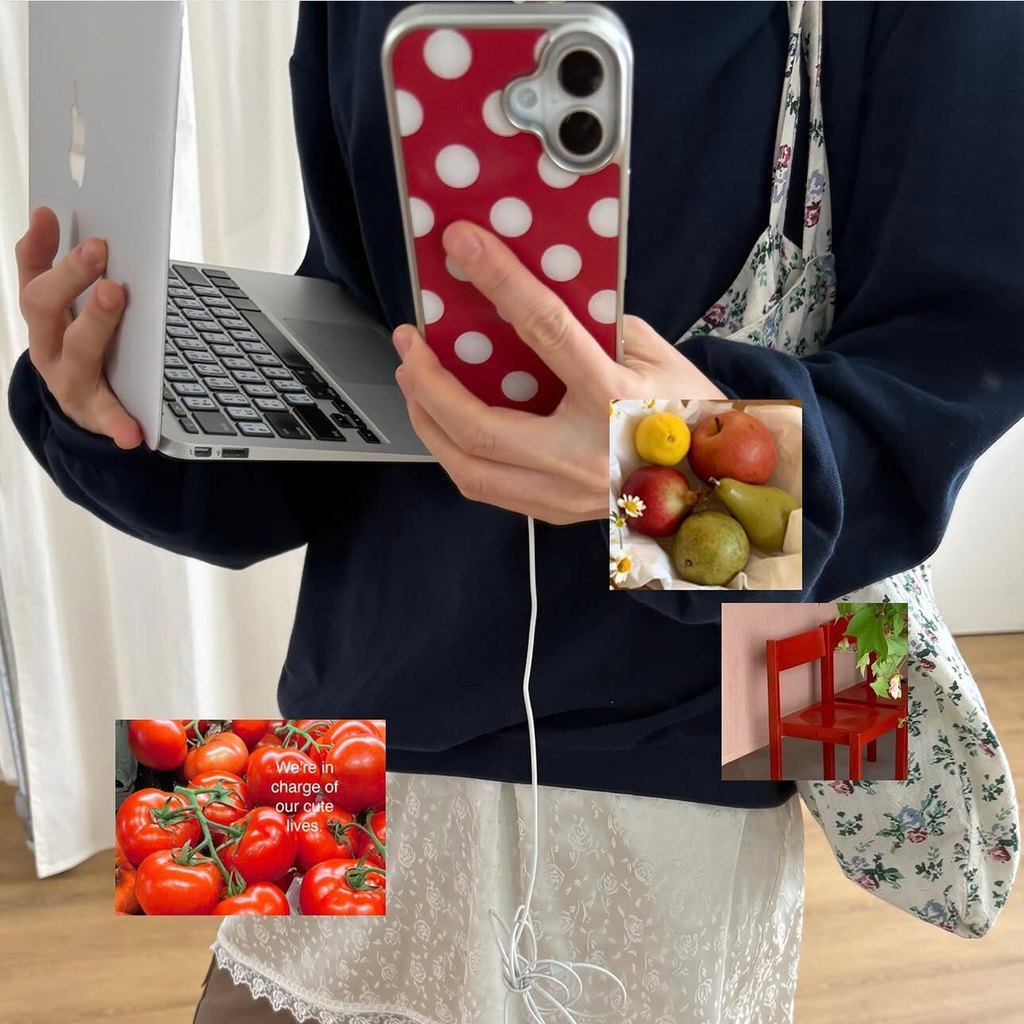 สไตล์เกาหลีIns Ouniสไตล์เดียวกันRetro Red Polka Dotแม่เหล็กที่ใช้งานได้สําหรับIphone17pro/17Promaxป้องกันกรณีApple 16เคสโทรศัพท์16Promaxป้องกันกรณี15กันกระแทก13/14กรณี11/12/12promax/17air/15plus