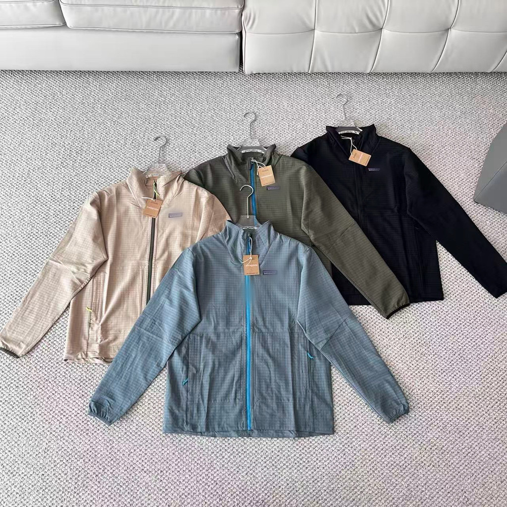 T7XG Patagonia M's R1 TechFace Sports stand-up collar zip-up jacket Sports outdoor windproof softshe