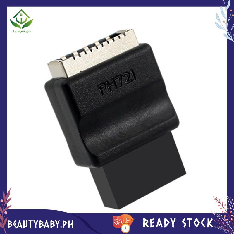 [beautybaby.ph] เมนบอร์ด USB2.0 9PIN Male to Type-E Female Adapter TYPE-E Interface Header Adapter