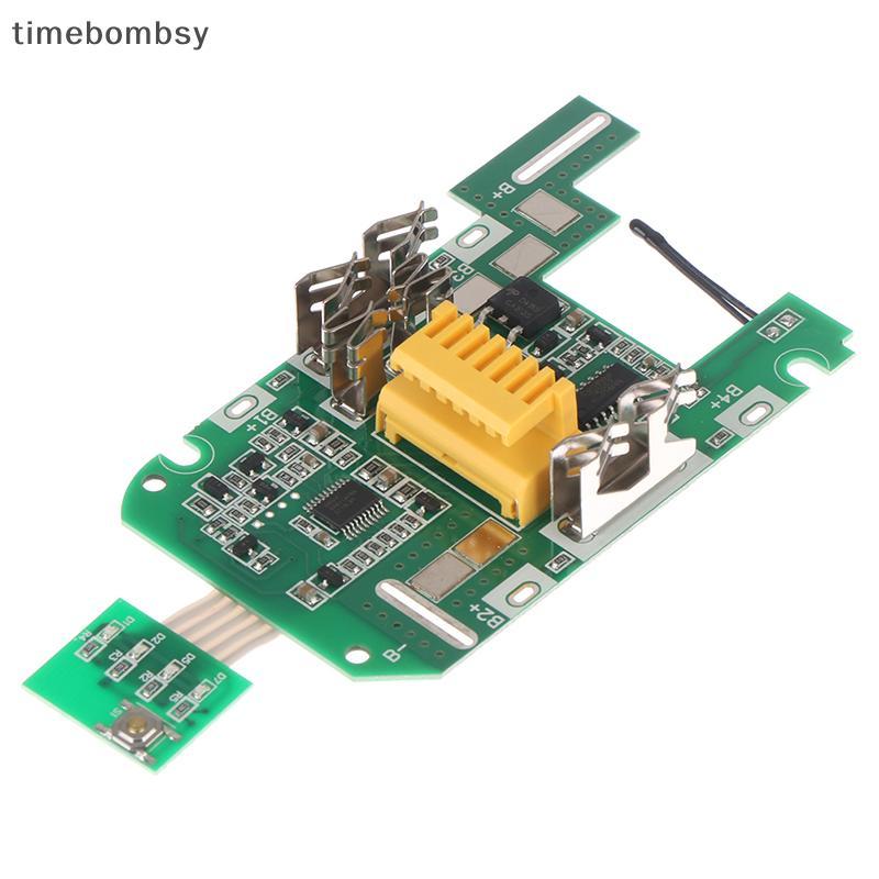 (time) สําหรับ Makita 18V 3.0Ah BL1850B/BL1840B บอร์ดป้องกันการชาร์จแผงวงจรตัวบ่งชี้แบตเตอรี่สําหรับเครื่องบดมุม (TH)