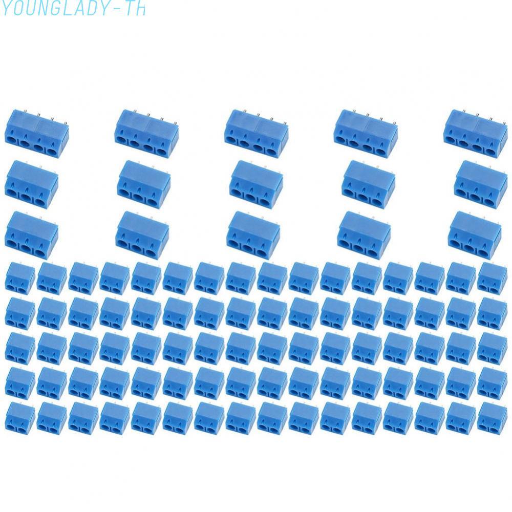 PCB Screw Terminal ทองแดงรายชื่อ PA66 Housing UL94V-0 Rating Solderable Design