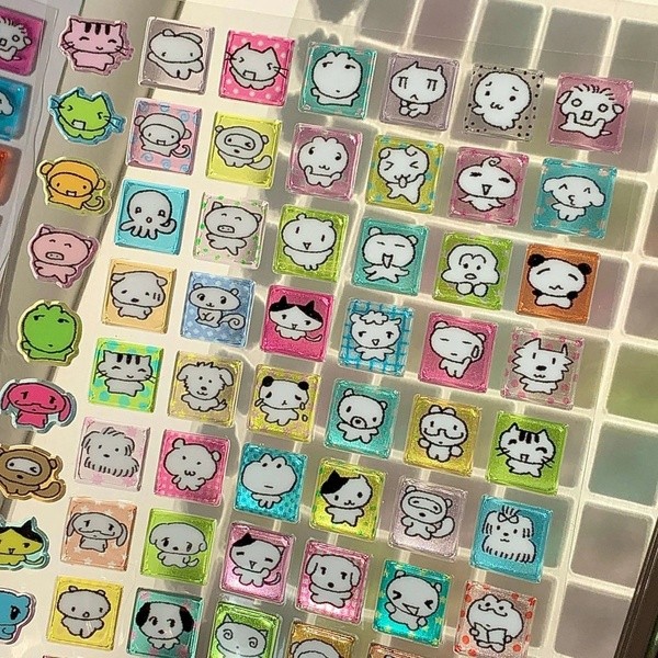 Kawaii ช็อกโกแลต Puffy สติกเกอร์ - 3D โฟม Sweet Treat Decals, น่ารัก Heart & Bear Design สําหรับ Scrapbooking, แล็ปท็อป & Journal