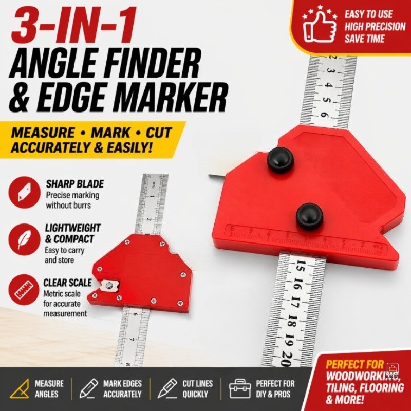 3-in-1 Marking Chamfer Trimmer งานไม้กระเบื้องเครื่องมือ