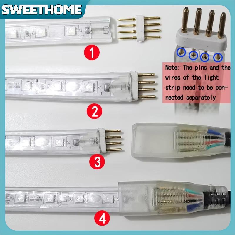 SWEETHOME 1 PC 220V ยุโรป COB LED Strip Dimmer คู่มือควบคุมใช้สําหรับ 220V พร้อม 50/100M Cob LED Str