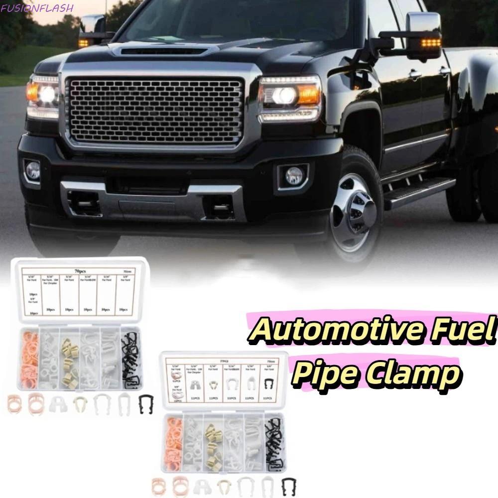 FUSIONFLASH Fuel Line Retainer Clip Assortment, วัสดุไนลอนคลิปพลาสติก Fuel Line Retainer Clip, การออ